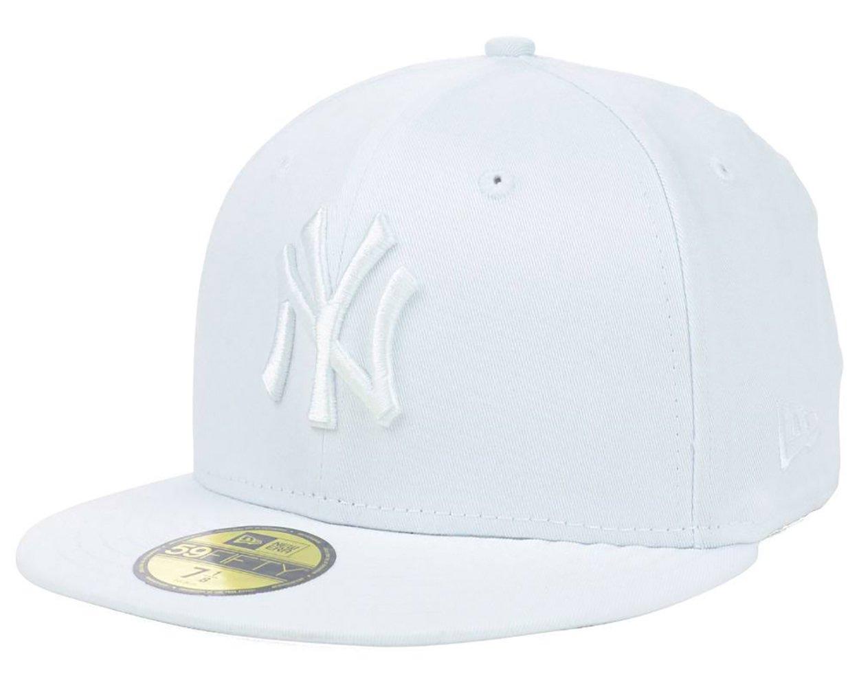 New Era New York Yankees 59FIFTY Fitted Cap - White - WHITE
